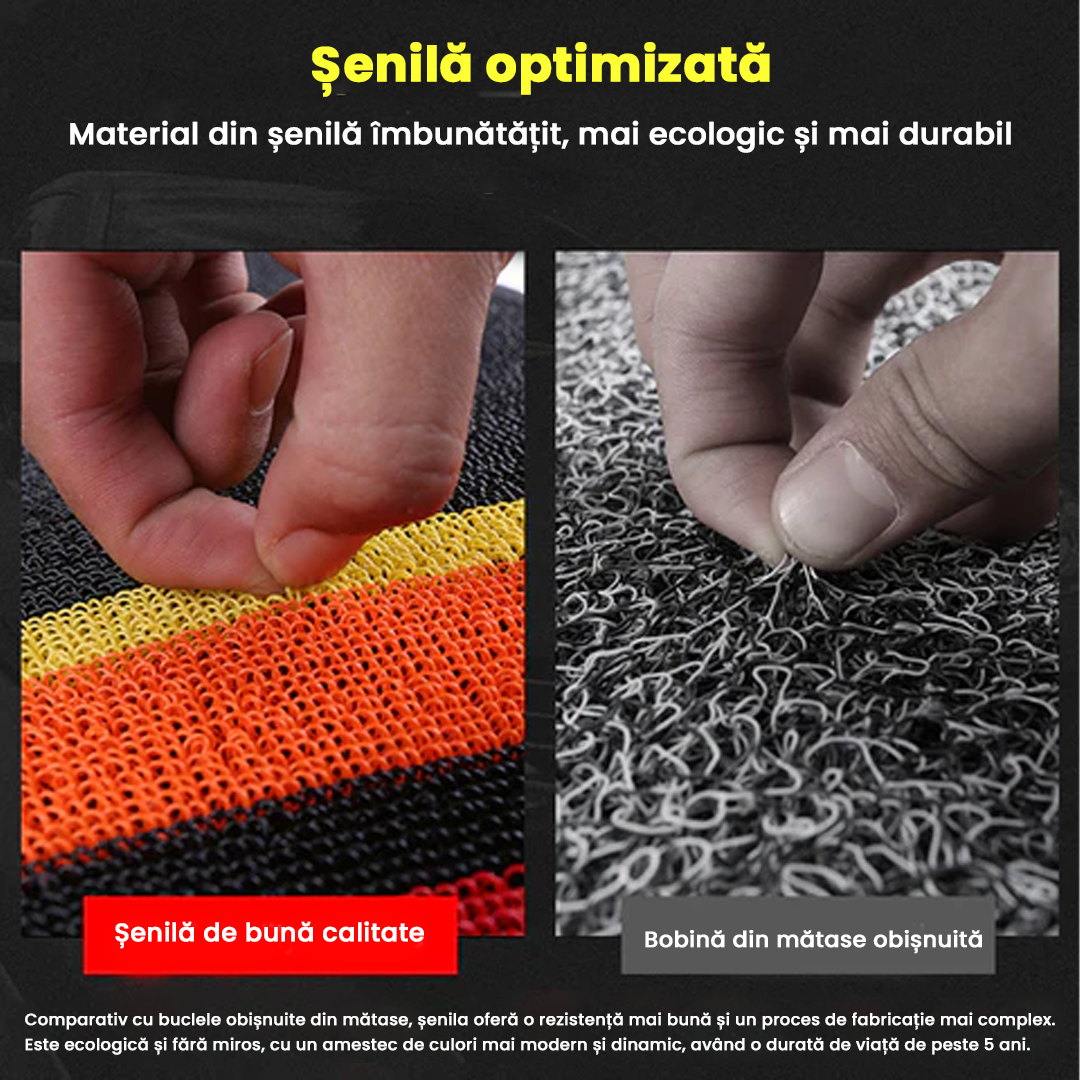 Covorașe auto din PVC, all-weather, cu strat dublu – set față și spate, covorașe auto din piele, acoperire completă, impermeabile, tip carpetă auto